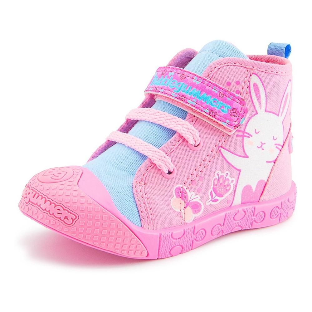 Foto 3 pulgar | Tenis Bota Niña Bubble Gummers Conejito Rosa 12-17 Rosa