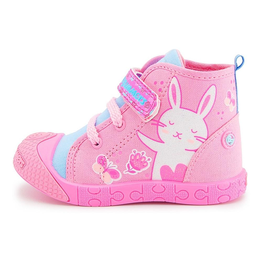 Foto 4 pulgar | Tenis Bota Niña Bubble Gummers Conejito Rosa 12-17 Rosa