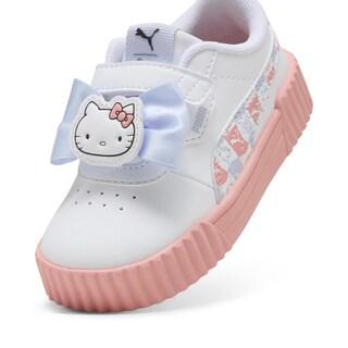 Foto 4 | Tenis Puma Carina 3 Hello Kitty Inf Para Niña Blanco
