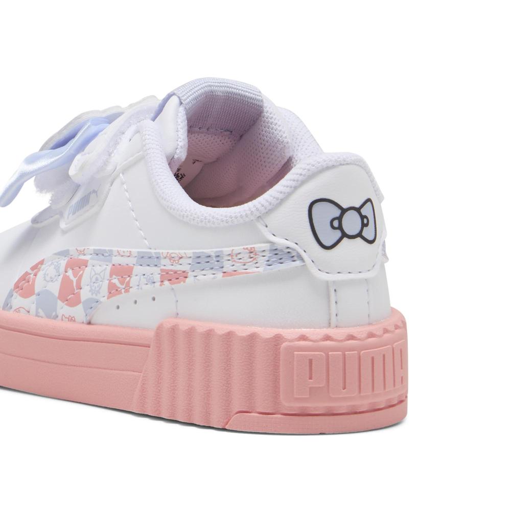Foto 6 pulgar | Tenis Puma Carina 3 Hello Kitty Inf Para Niña Blanco