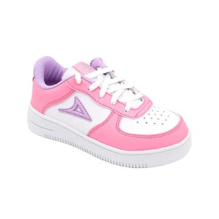 Foto 1 | Tenis Para Niña Pirma Urbano Color Blanco Rosa Vulcanizado Lila