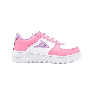 Foto 4 | Tenis Para Niña Pirma Urbano Color Blanco Rosa Vulcanizado Lila