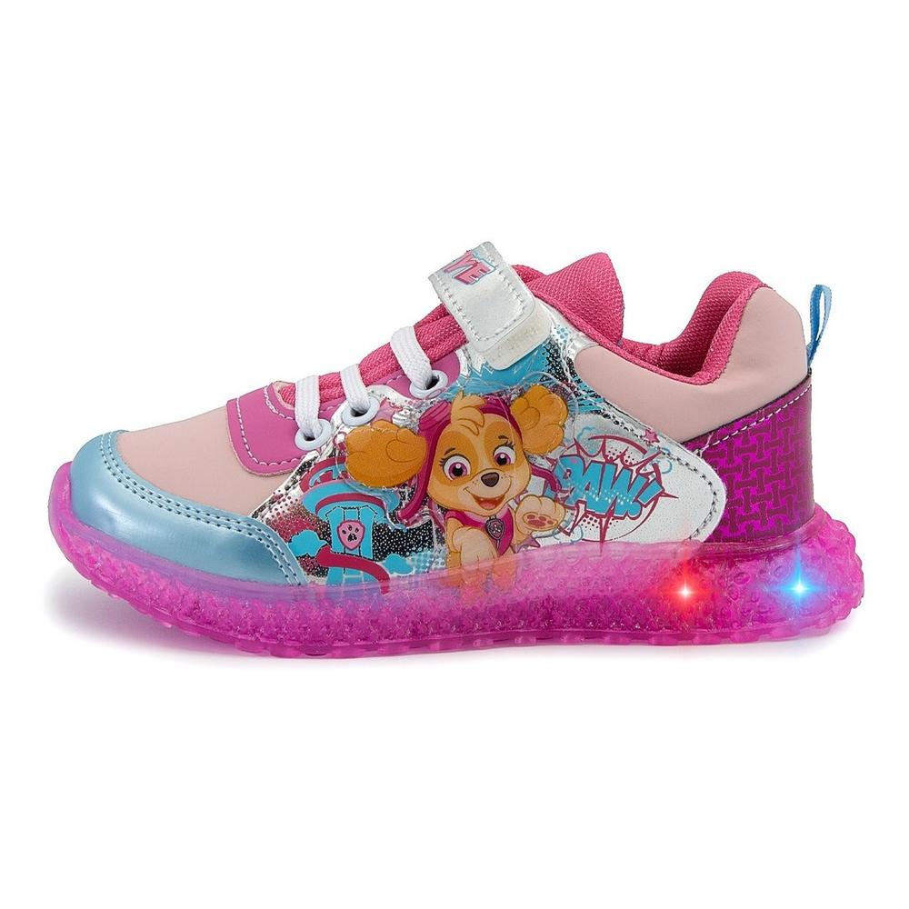 Foto 4 pulgar | Tenis Luces Niña Paw Patroll Patrulla Canina Skye Rosa 14-19 Rosa