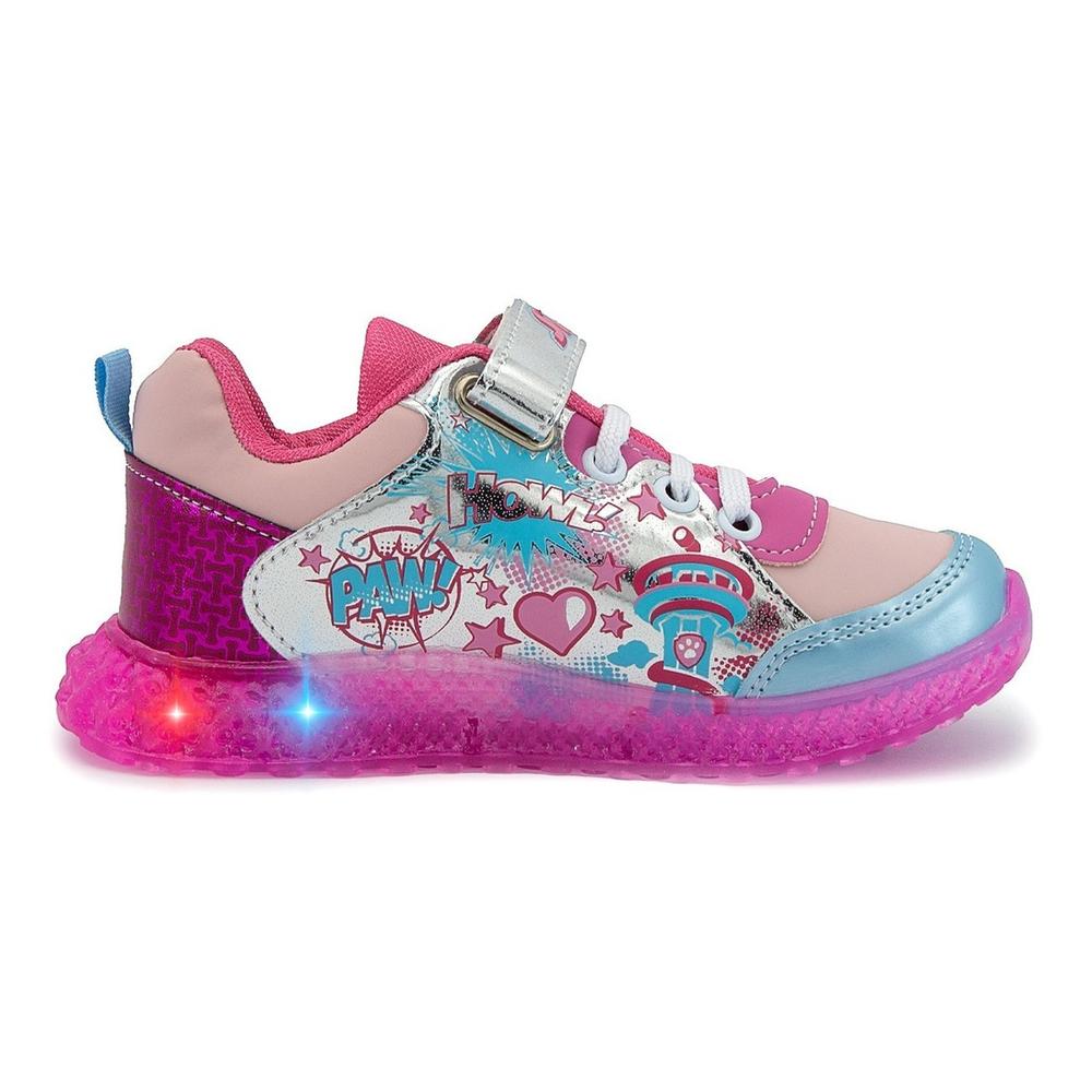 Foto 5 pulgar | Tenis Luces Niña Paw Patroll Patrulla Canina Skye Rosa 14-19 Rosa