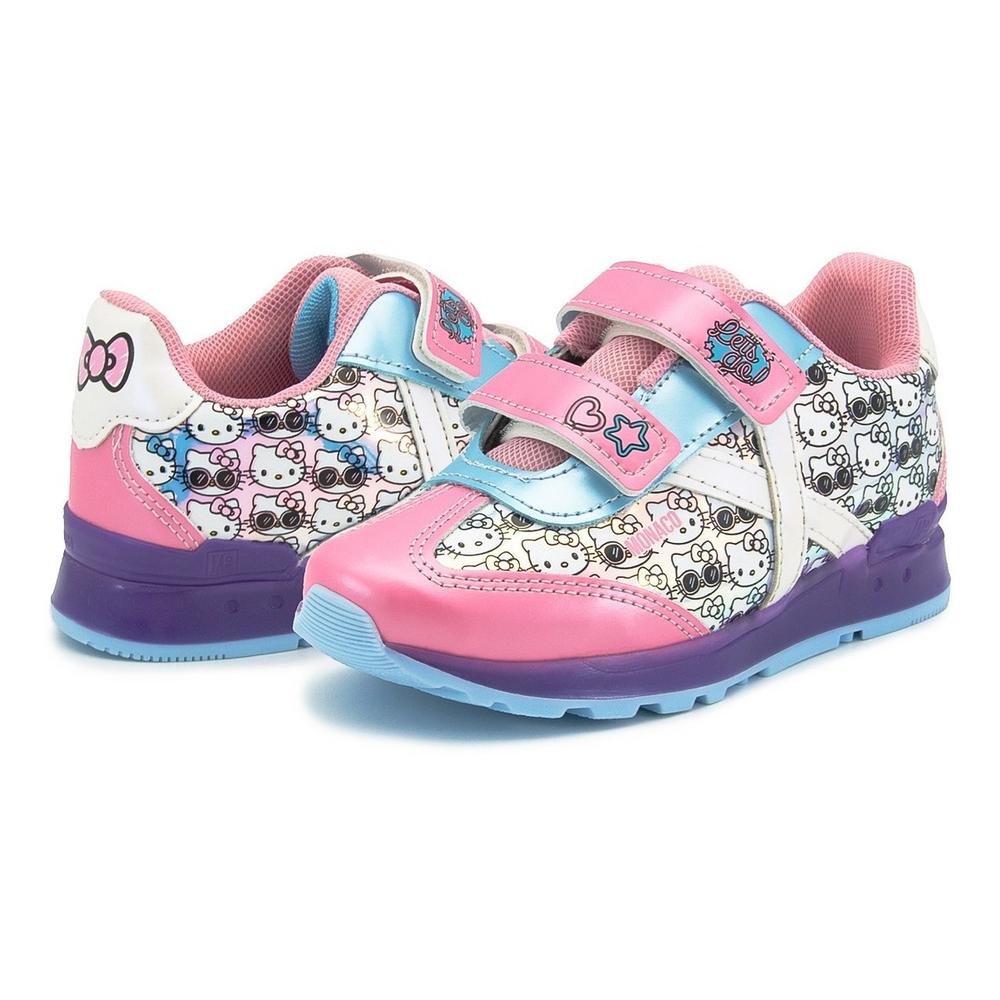 Foto 1 | Tenis Moda Niña Choclo Velcro Hello Kitty Rosa 15-21 Rosa