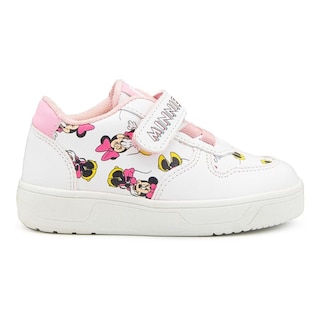 Foto 1 | Tenis Minnie Mouse Casual Para Niña Disney Antiderrapante Blanco