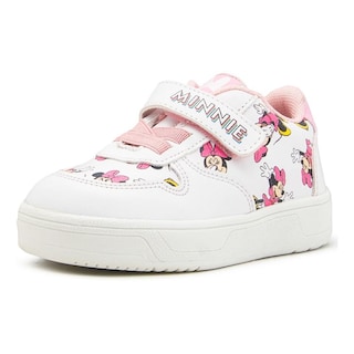 Foto 3 | Tenis Minnie Mouse Casual Para Niña Disney Antiderrapante Blanco