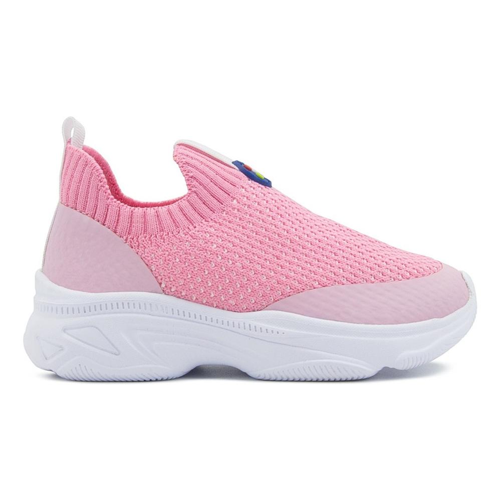 Foto 2 pulgar | Tenis Sneakers Para Niña Deportes Correr Cómodos Slip On Rosa
