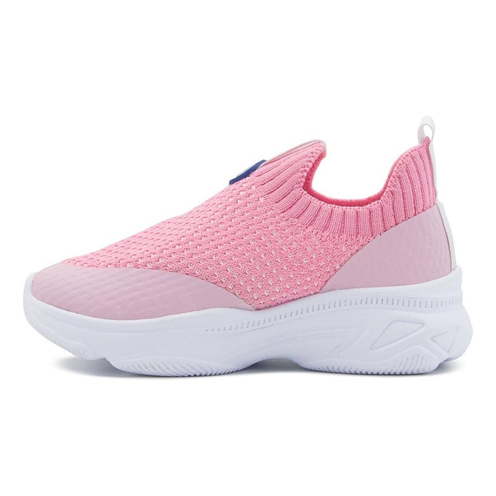 Foto 6 pulgar | Tenis Sneakers Para Niña Deportes Correr Cómodos Slip On Rosa