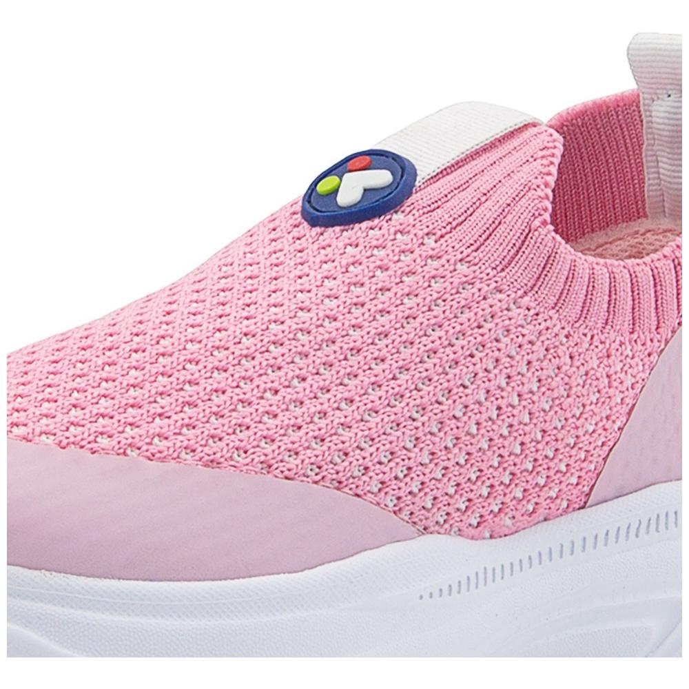 Foto 7 pulgar | Tenis Sneakers Para Niña Deportes Correr Cómodos Slip On Rosa