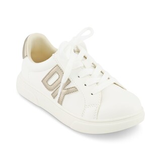 Foto 1 | Tenis Dkny Celia Bonnie Para Niña Color Blanco Con Dorado