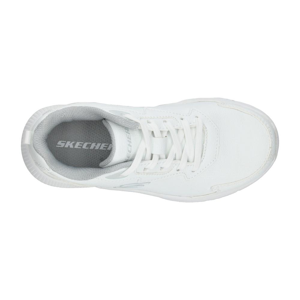 Foto 8 | Tenis Skechers Blanco Para Niña T17-22 [ske1071] Blanco