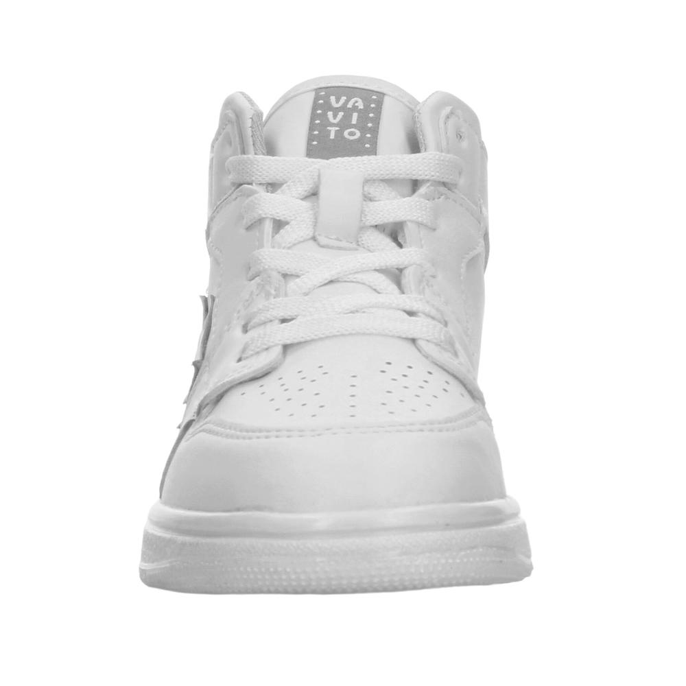Foto 6 | Tenis Escolar Vavito Blanco Para Niña T22-26 [vvv1179] Blanco