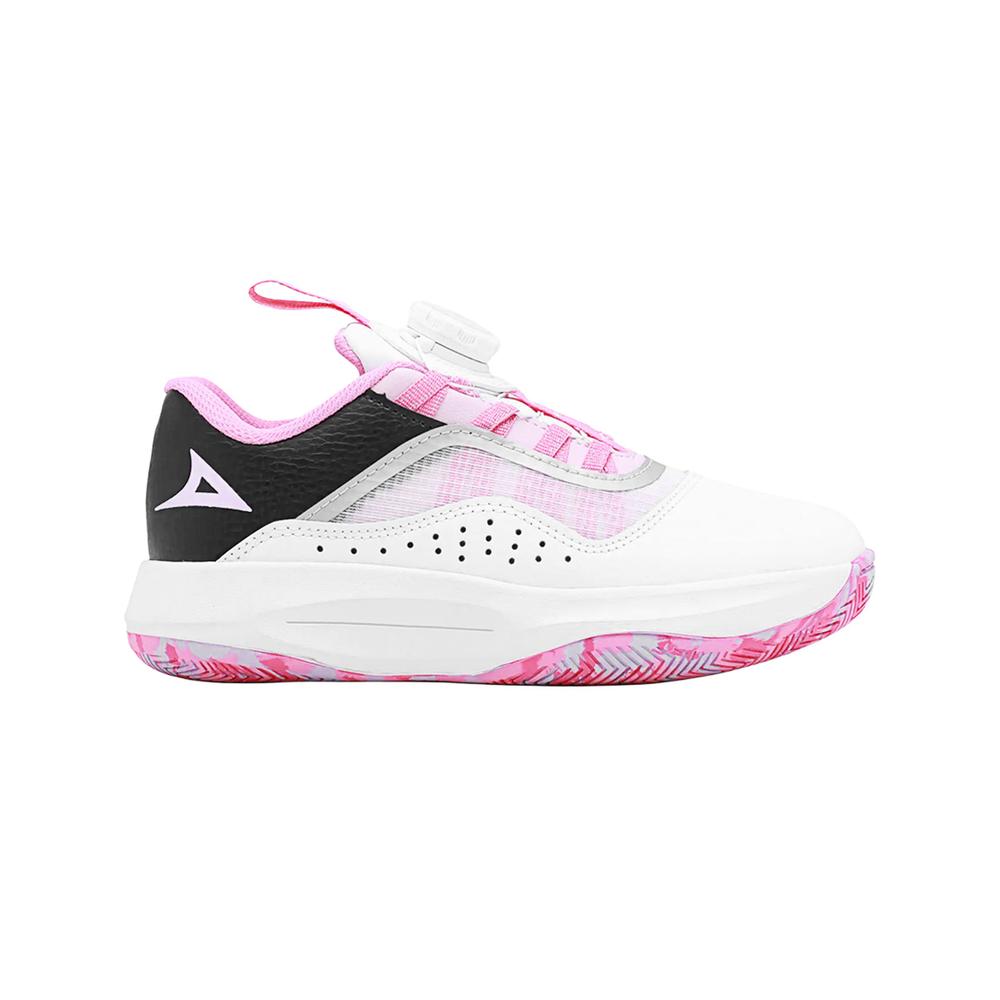 Foto 2 pulgar | Tenis Para Niña Pirma  Urbano Sintético Color Blanco Rosa Blanco