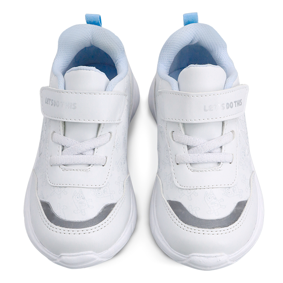 Foto 8 pulgar | Tenis Bluey Y Bingo Blancos Para Niño Y Niña Unisex