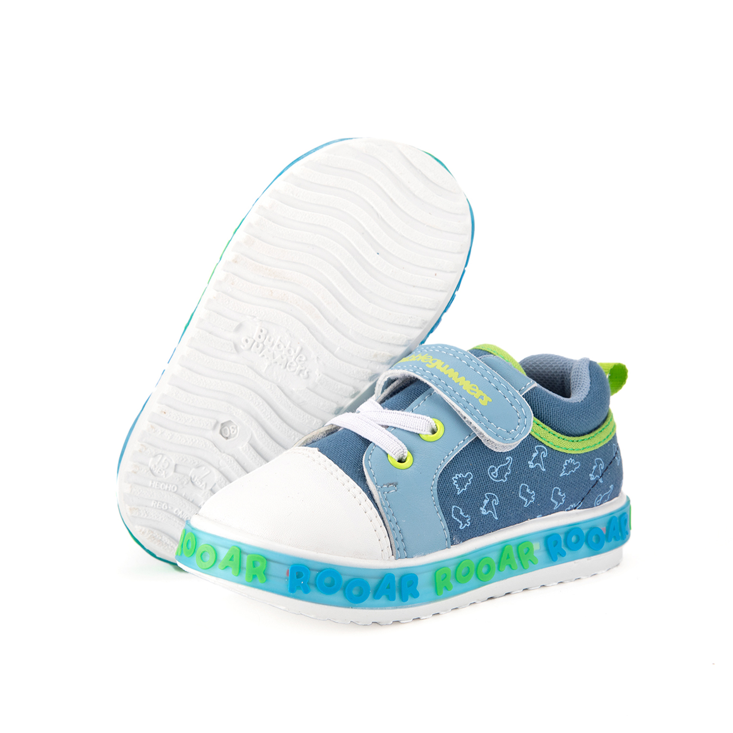 Tenis Casual Bubblegummers Para Niño Con Luz Viny