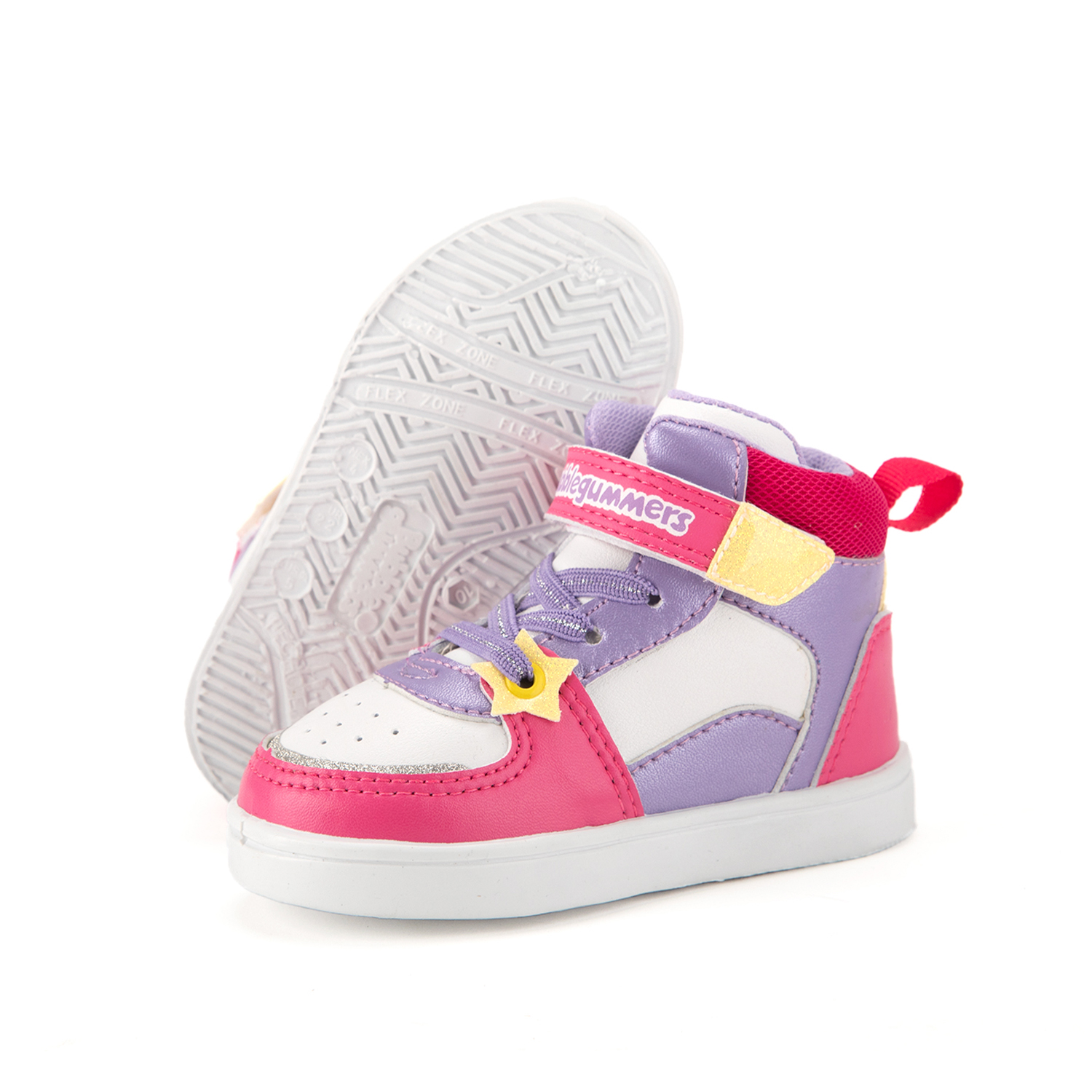 Tenis Bubble Gummers Niñas Tobago I Antiderrapante Velcro Blanco