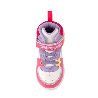 Foto 3 | Tenis Bubble Gummers Niñas Tobago I Antiderrapante Velcro Blanco