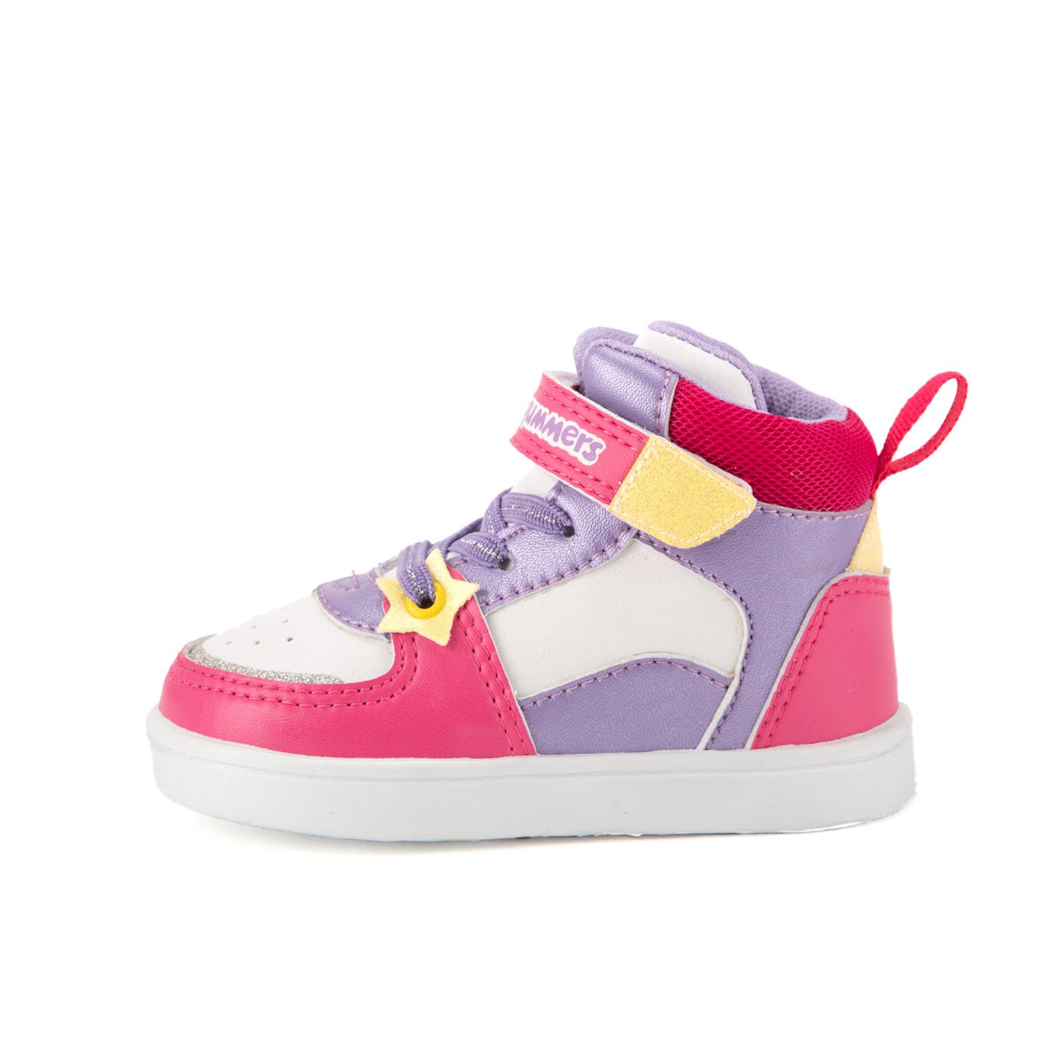 Foto 5 pulgar | Tenis Bubble Gummers Niñas Tobago I Antiderrapante Velcro Blanco