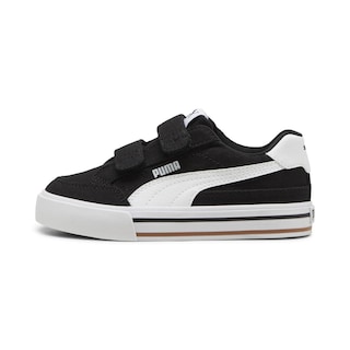 Foto 1 | Tenis Puma Court Classic Vulc Formstrip Infantil Para Niña Negro
