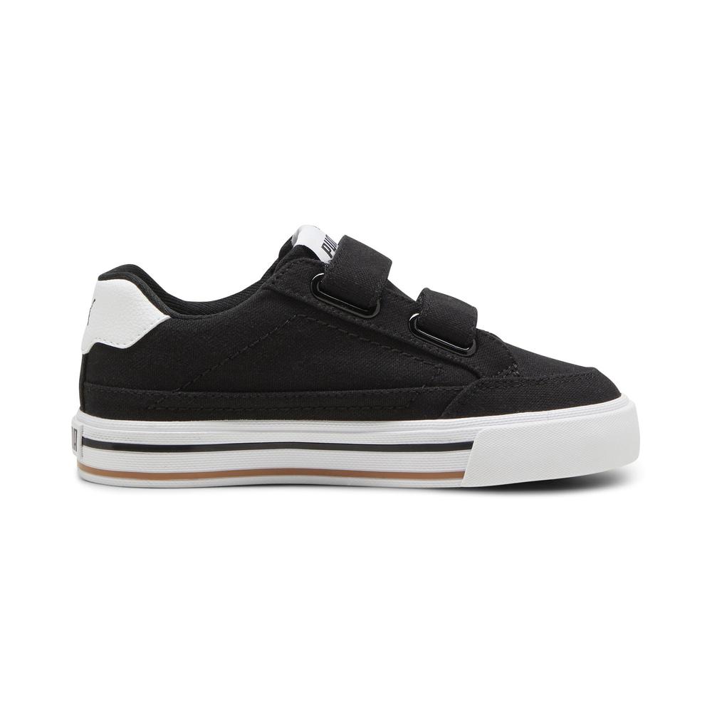 Foto 3 pulgar | Tenis Puma Court Classic Vulc Formstrip Infantil Para Niña Negro
