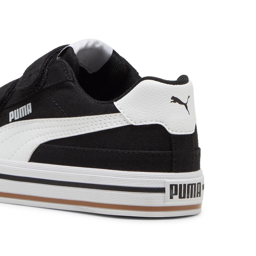 Foto 6 pulgar | Tenis Puma Court Classic Vulc Formstrip Infantil Para Niña Negro