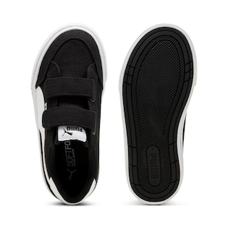 Foto 6 | Tenis Puma Court Classic Vulc Formstrip Infantil Para Niña Negro