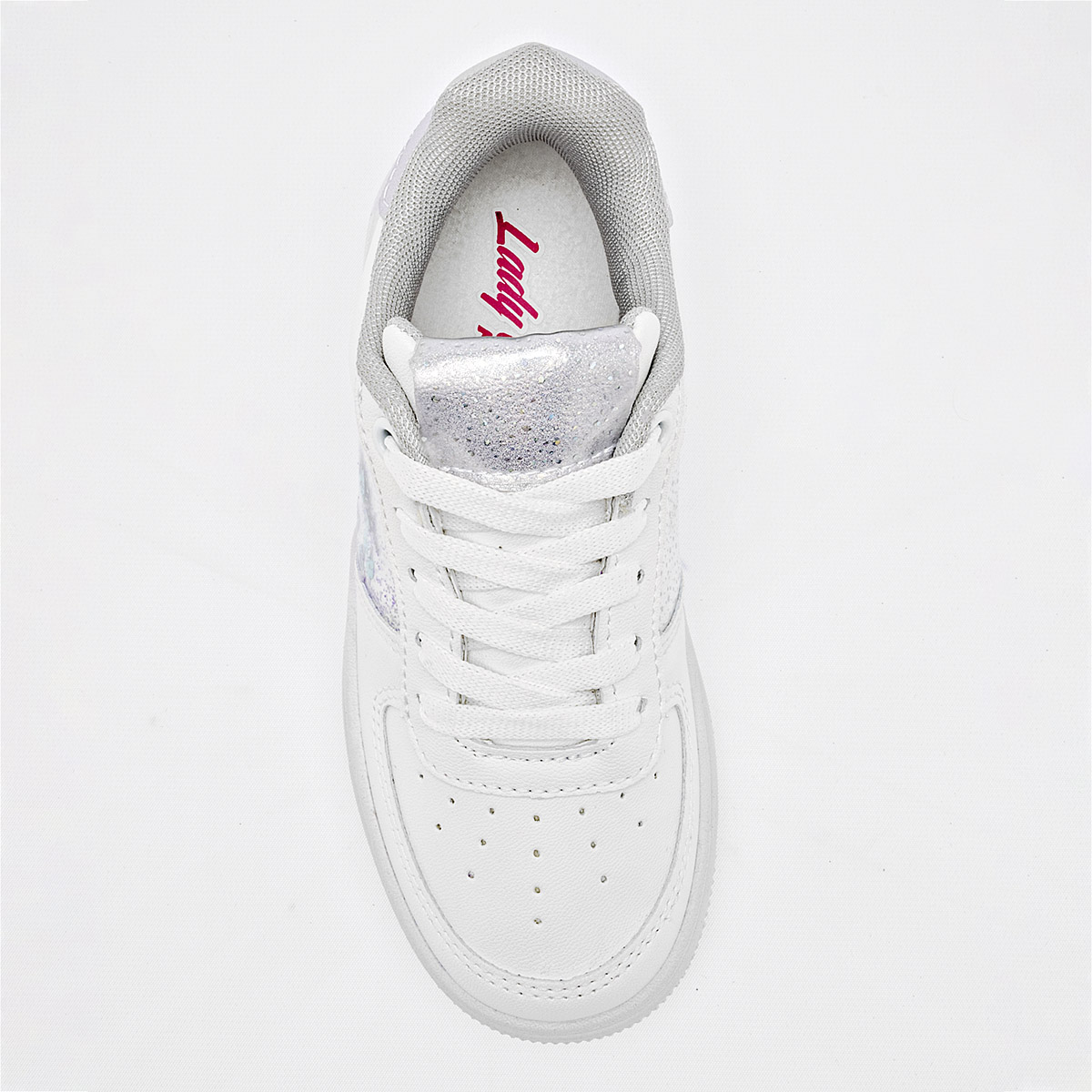 Foto 2 | Lady One Tenis Urbano Para Niña Blanco Gris