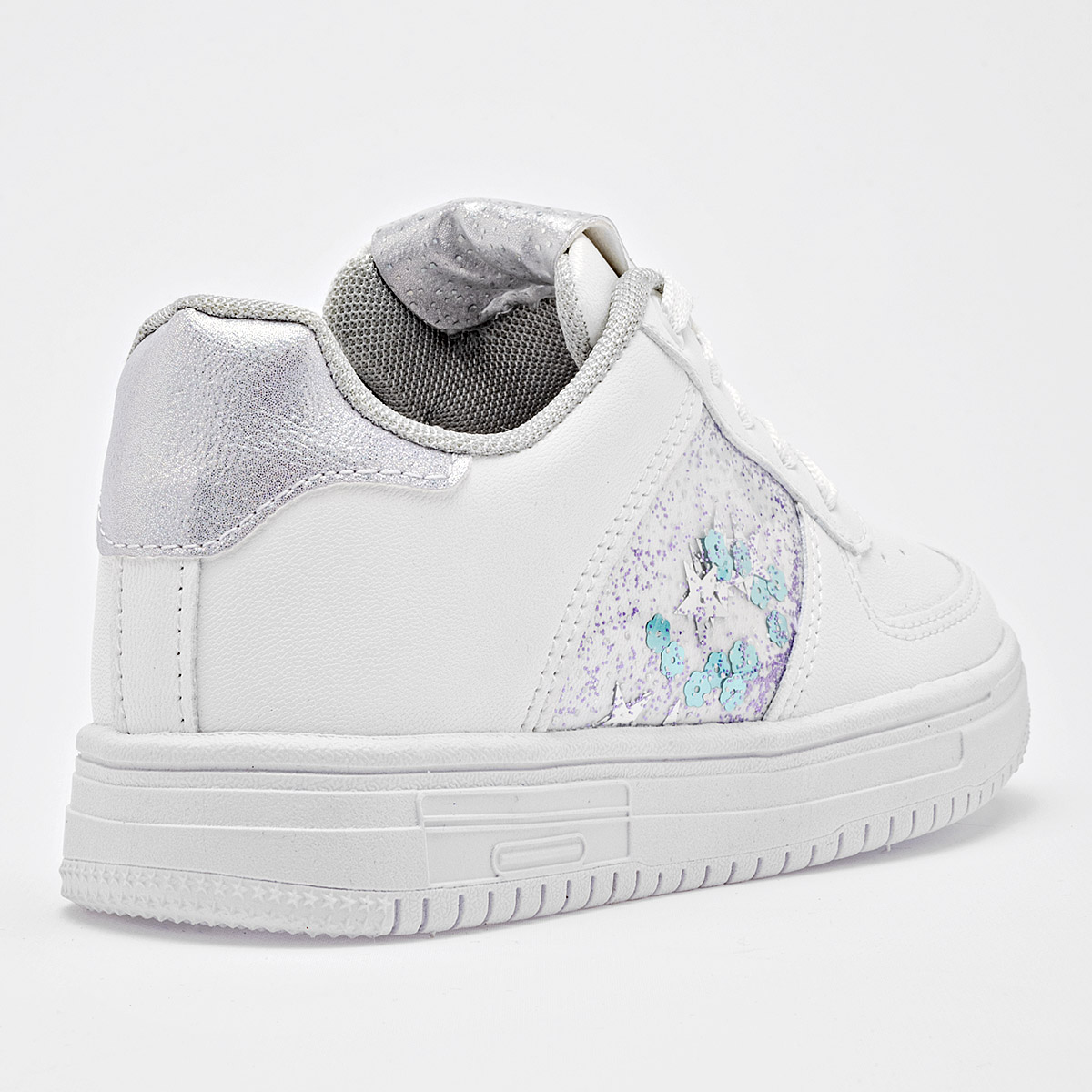 Foto 4 | Lady One Tenis Urbano Para Niña Blanco Gris