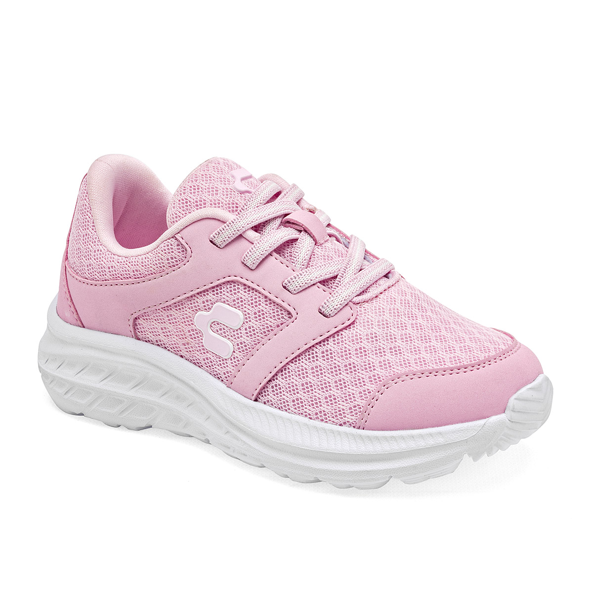 Charly Tenis Deportivo Para Niña Rosa  Running  Importado  Hasta Agotar Existencia  Agujeta Elastica