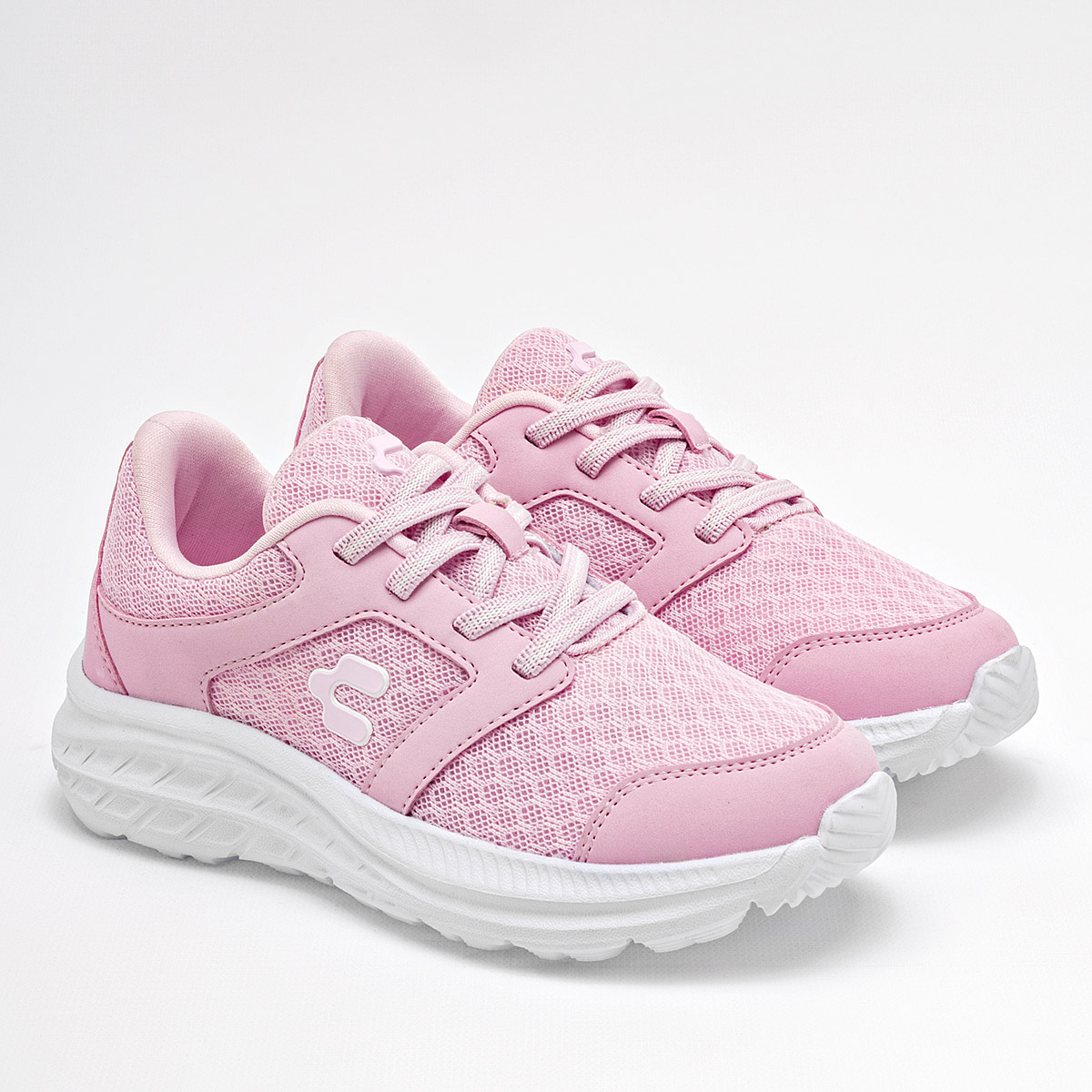 Foto 2 | Charly Tenis Deportivo Para Niña Rosa  Running  Importado  Hasta Agotar Existencia  Agujeta Elastica