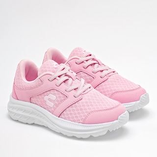 Foto 2 | Charly Tenis Deportivo Para Niña Rosa Running Importado Hasta Agotar Existencia Agujeta Elastica