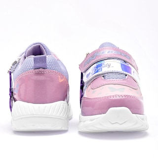 Foto 4 | Space Boys Tenis Urbano Para Niña Rosa Lila Con Luces