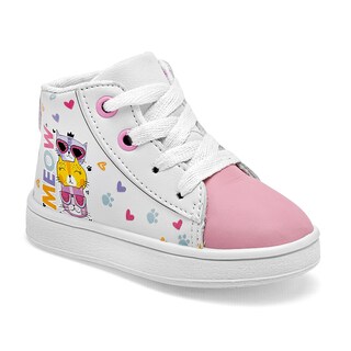 Foto 1 | Kids Vane Tenis Para Bebé Niña Blanco Multicolor