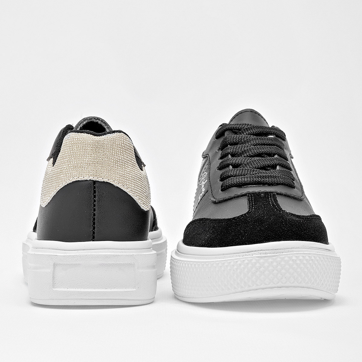 Foto 4 | Celex Tenis Urbano Para Niña Negro Plata