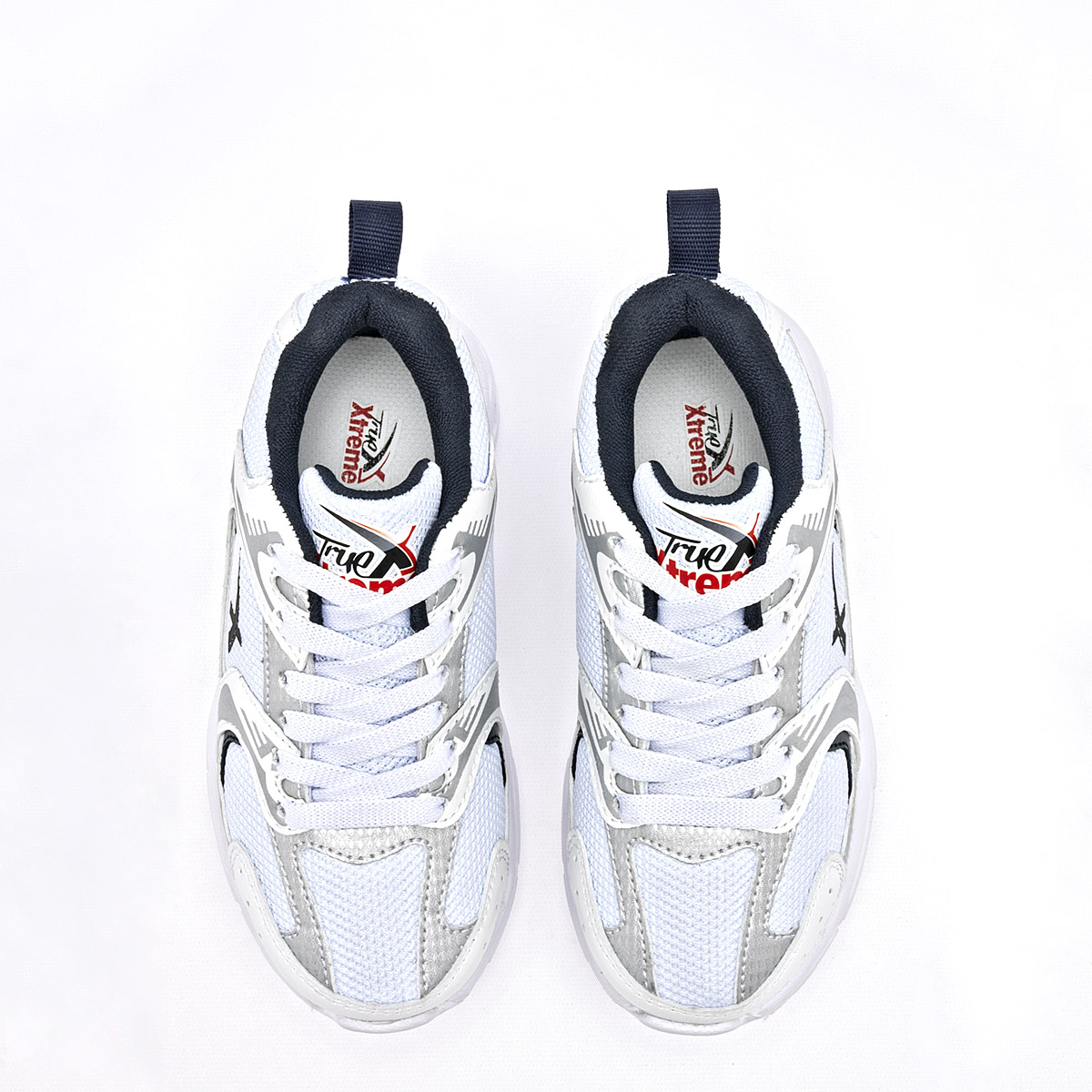 Foto 4 pulgar | True Extreme Tenis Urbano Para Niña Blanco Plata