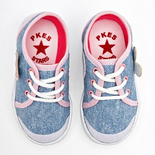 Foto 3 | Chaparrin Tenis Para Bebé Niña Azul Rosa Plata