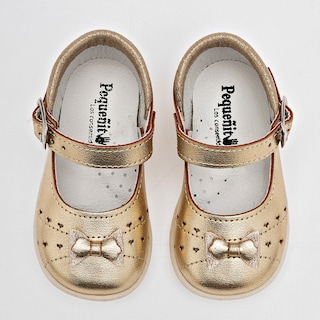 Foto 3 | Chaparrin Zapatitos Para Bebé Niña Dorado