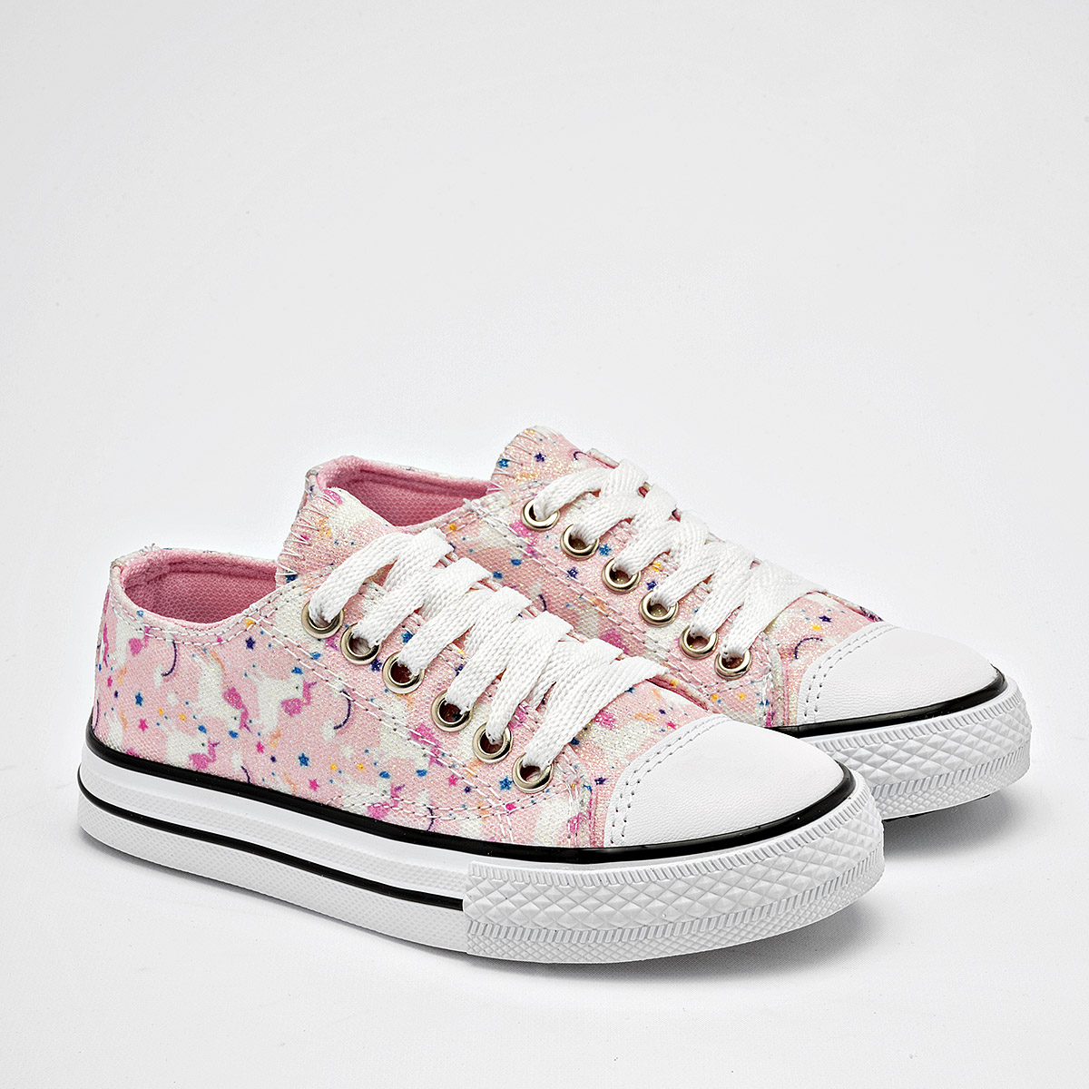 Foto 2 | Nazzcar Tenis Urbano Para Niña Rosa Multicolor