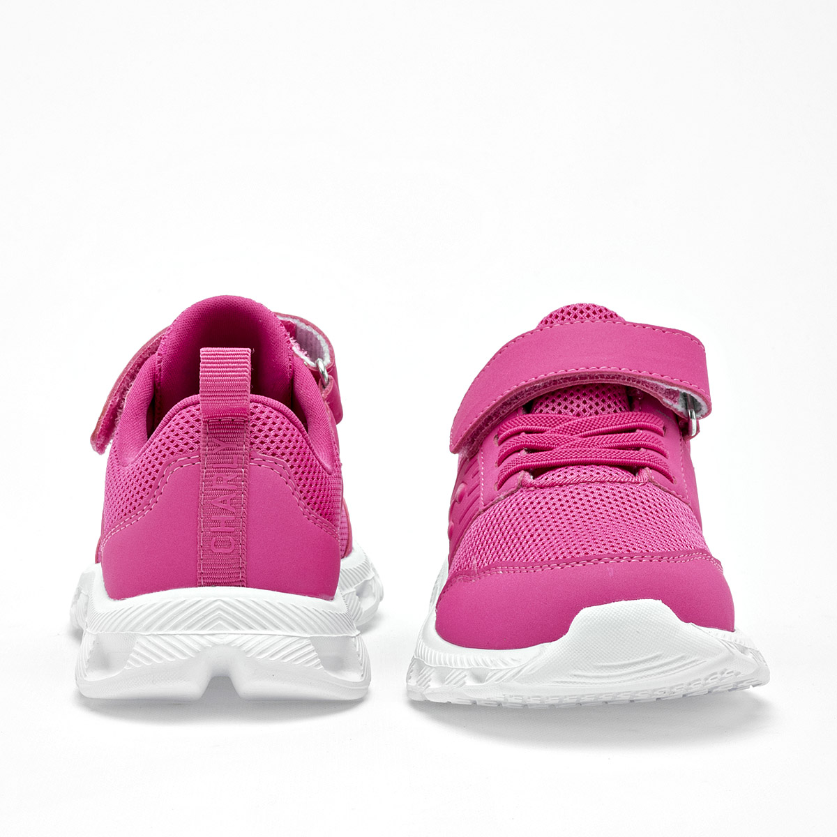 Foto 4 | Charly Tenis Urbano Para Niña Fucsia  Importado  Hasta Agotar Existencia  Walking  Agujeta Elastica