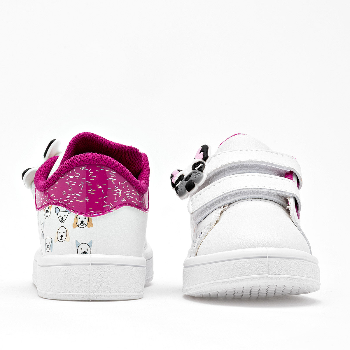 Foto 5 pulgar | Kids Vane Tenis Para Bebé Niña Blanco Multicolor