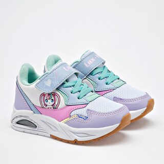 Foto 2 | Lux-10 Tenis Urbano Para Niña Blanco Multicolor