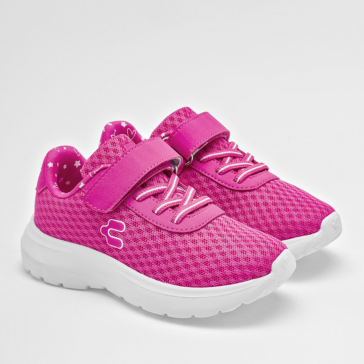 Foto 3 pulgar | Charly Tenis Deportivo Para Niña Fucsia  Running  Importado  Hasta Agotar Existencia  Agujeta Elastica