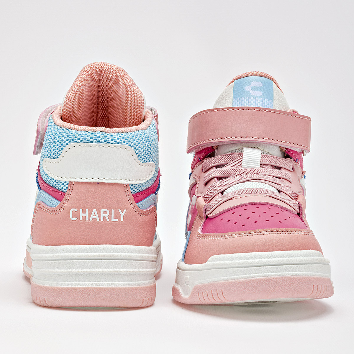 Foto 4 pulgar | Charly Tenis Urbano Para Niña Rosa Multicolor  Agujeta Elastica  Importado  Hasta Agotar Existencia
