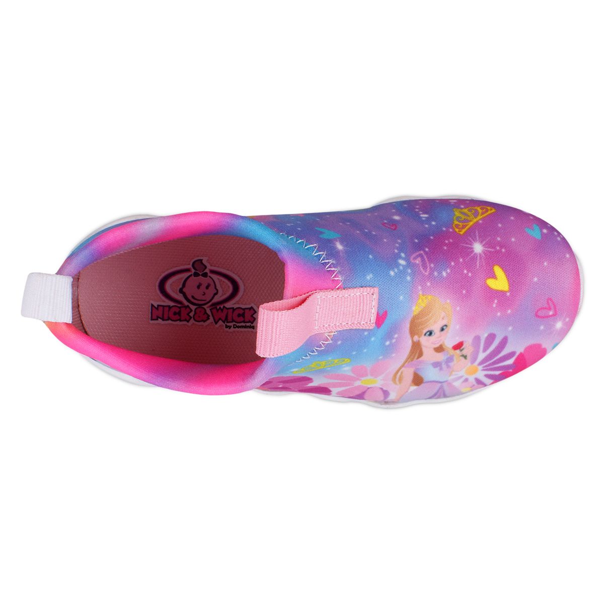 Foto 4 pulgar | Tenis con Luces para Niña Nick & Wick 4362 Princesa color Rosa