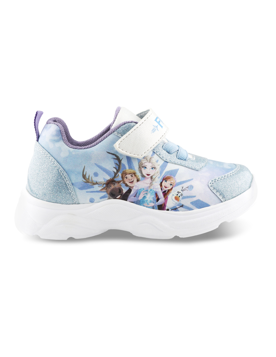 Tenis Disney Frozen 22NICI0075 color Azul Ligeros para Niña