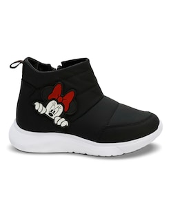 Foto 1 | Tenis Disney Tipo Bota Minnie Mouse color Negro para Niña