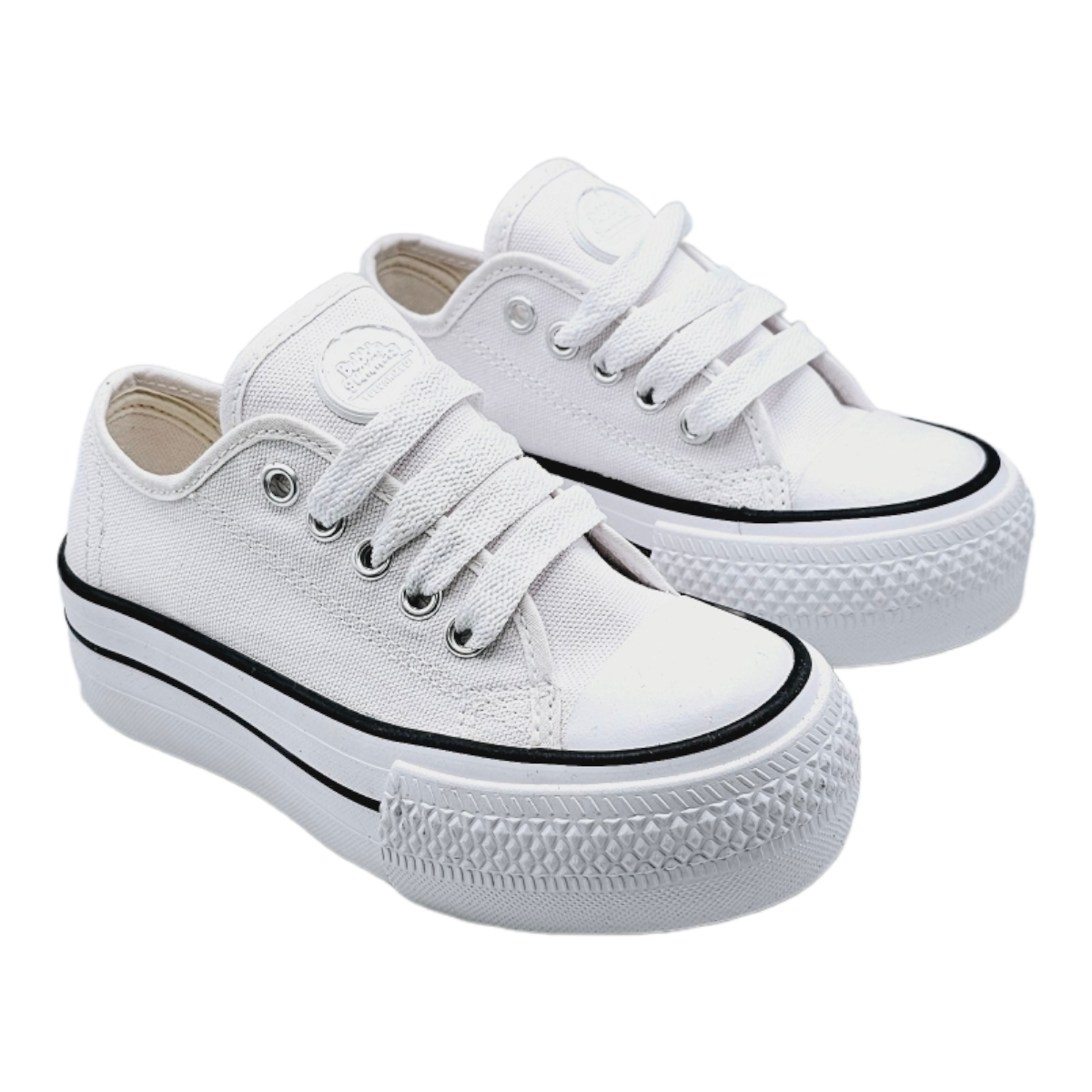 Tenis Bubble Gummers Choclo Plataforma color Blanco Roku