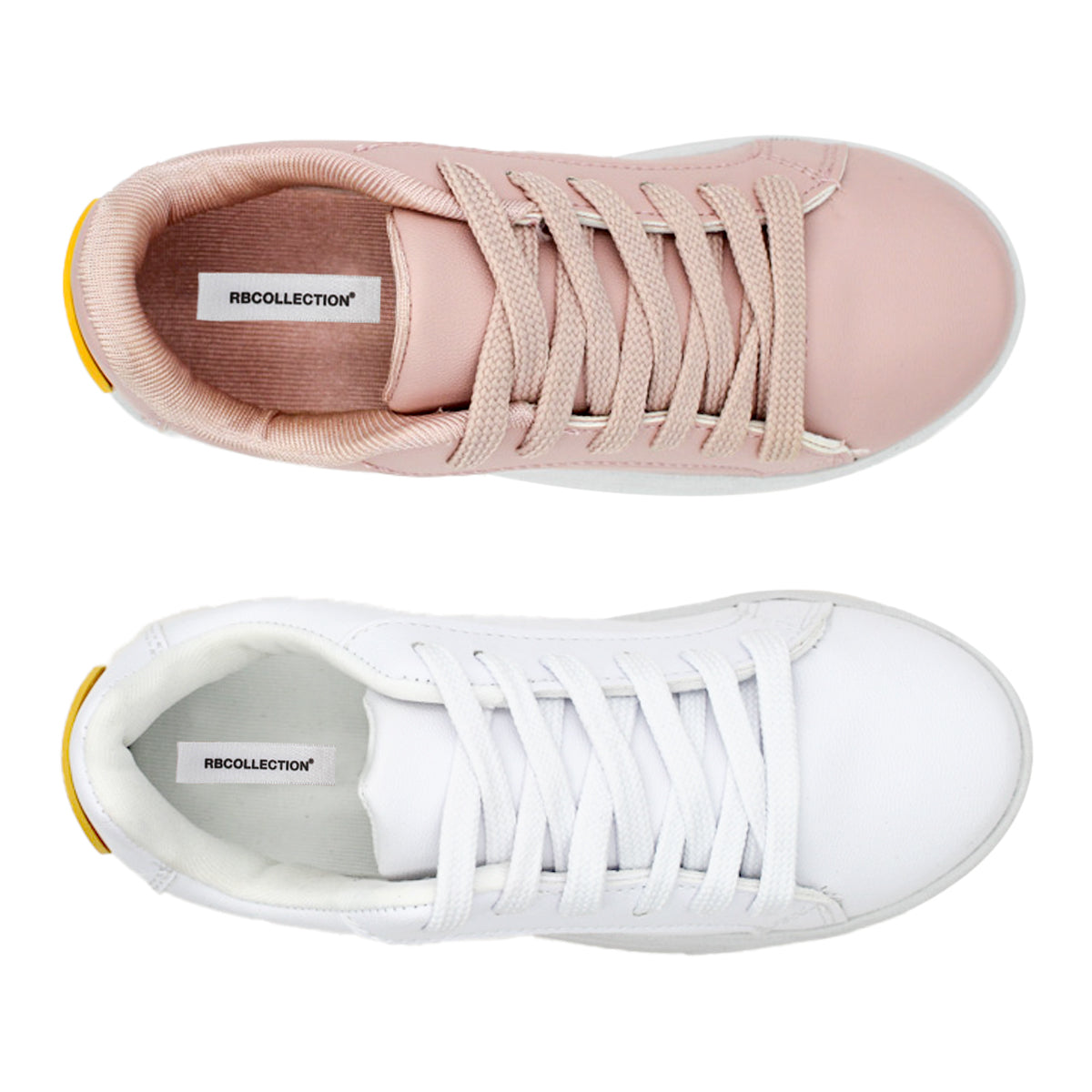 Foto 4 | Dúo Pack Tenis Casuales Rbcollection  Blanco para Niña