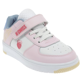 Foto 1 | Tenis K-Swiss Salt 2 Blancos con Rosa para Niña